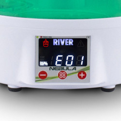 Incubadora automática Egg Tech 24 de River Systems + humidificador de nebulosa