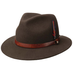 Sombrero Stetson Fallon Traveller lana marrón