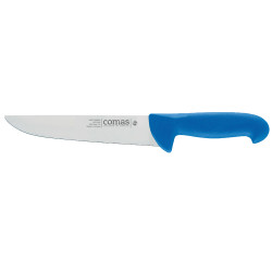 Cuchillo de carnicero azul