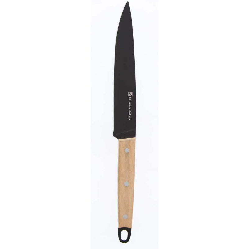 Cuchillo de trinchar de 20 cm, mango de madera de haya