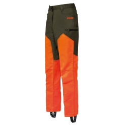 Pantalón de acecho Verney-Carron Attila impermeable y reforzado caqui / naranja
