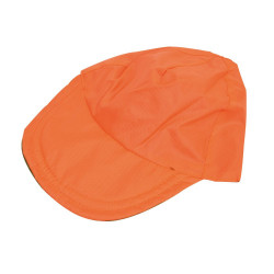 Gorra reversible para niños de color caqui y naranja